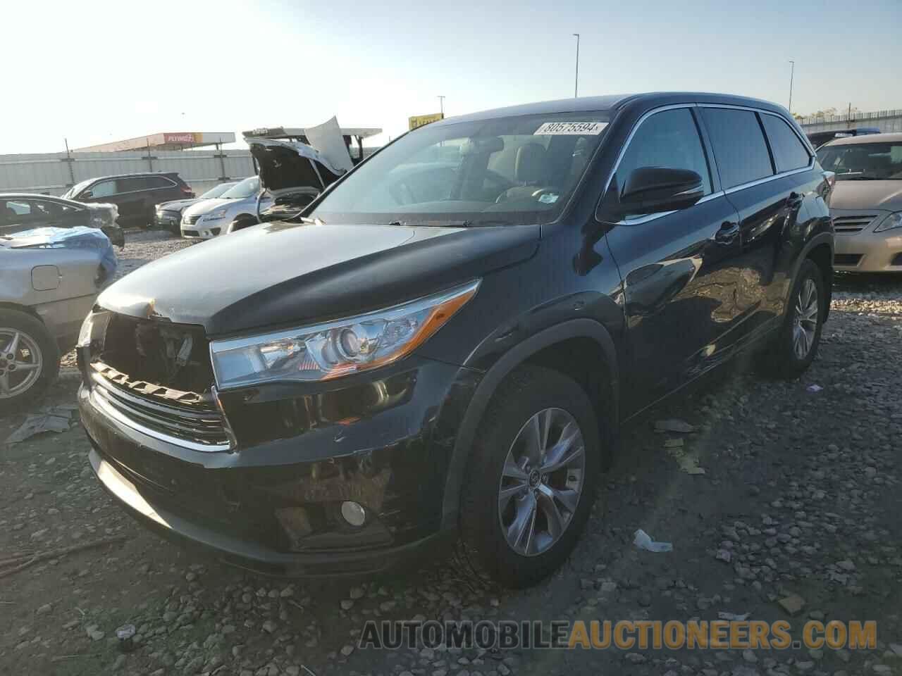 5TDBKRFH0GS235588 TOYOTA HIGHLANDER 2016