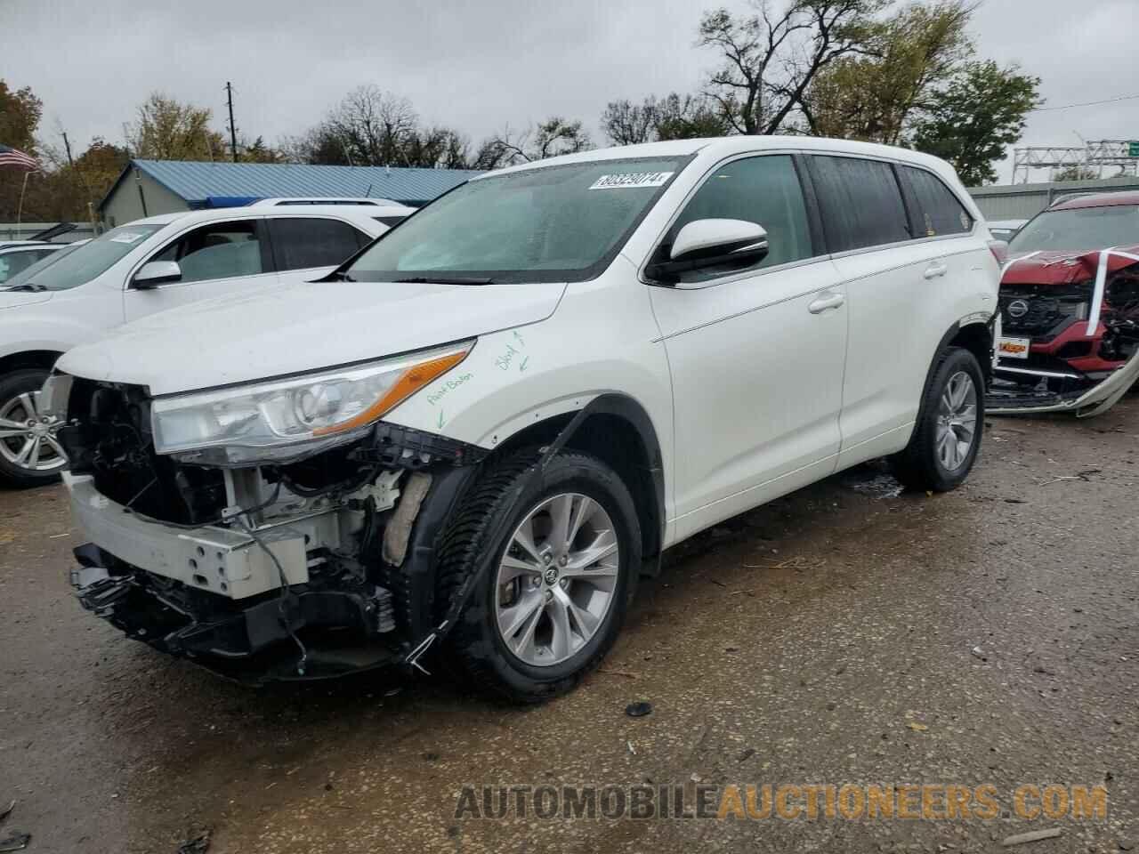 5TDBKRFH0GS298769 TOYOTA HIGHLANDER 2016