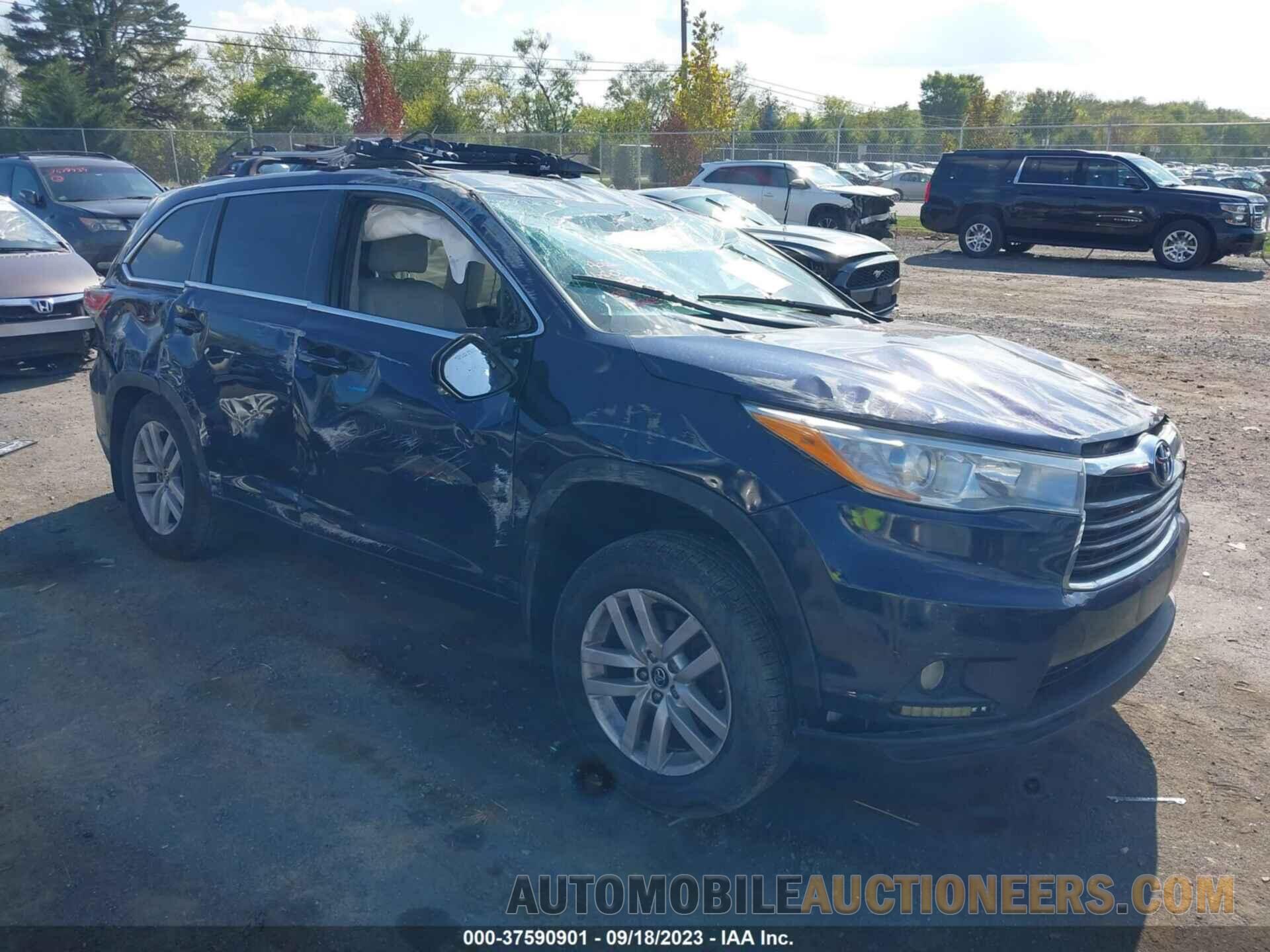 5TDBKRFH0GS303324 TOYOTA HIGHLANDER 2016