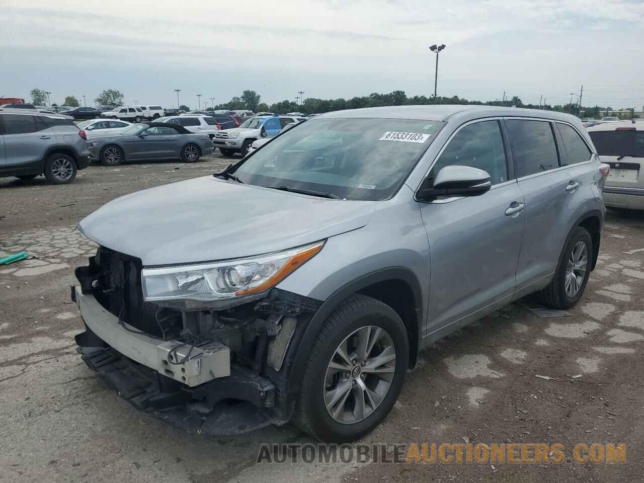 5TDBKRFH0GS309091 TOYOTA HIGHLANDER 2016