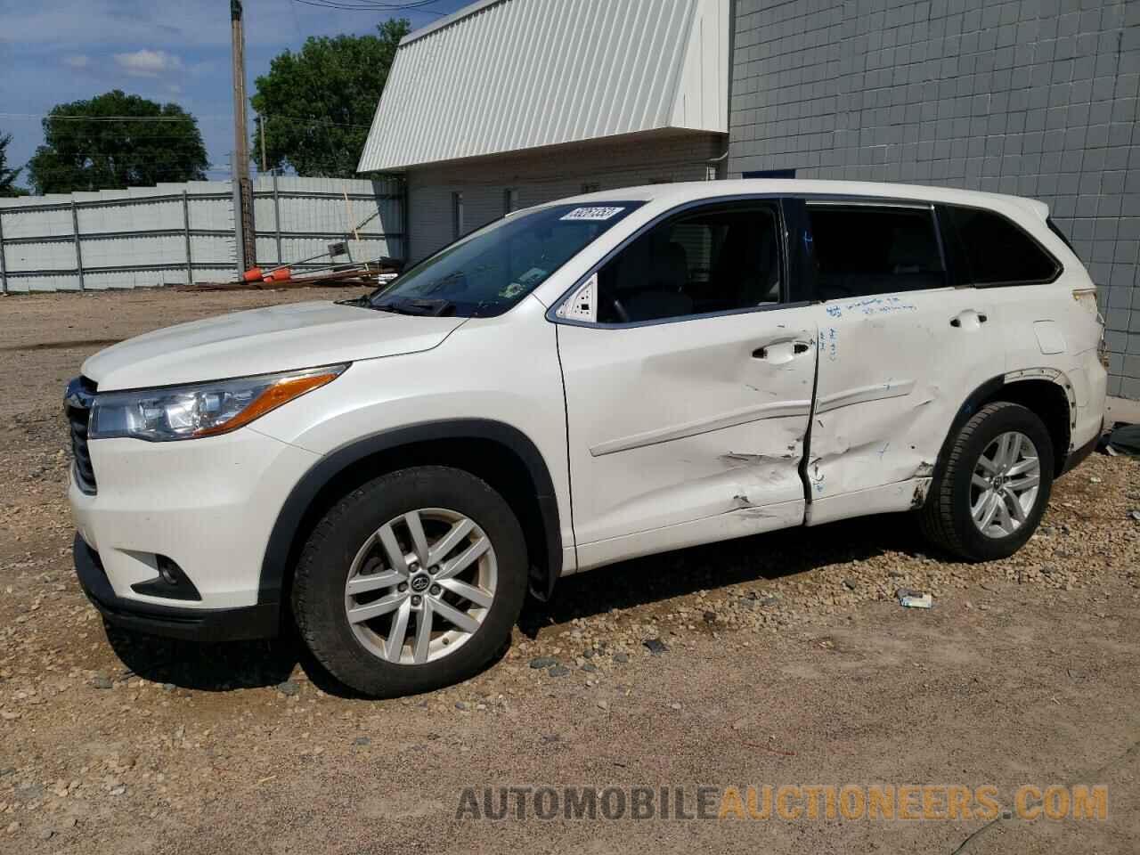 5TDBKRFH0GS310970 TOYOTA HIGHLANDER 2016