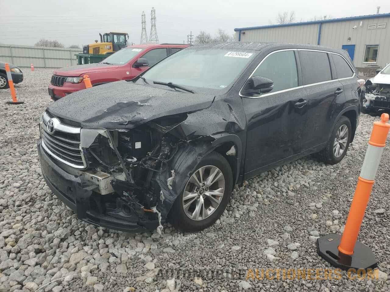 5TDBKRFH0GS347632 TOYOTA HIGHLANDER 2016