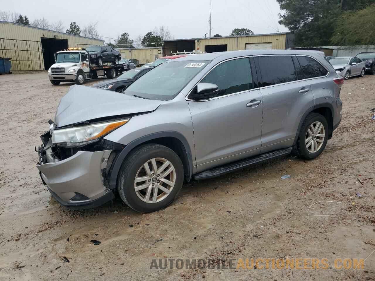 5TDBKRFH0GS352393 TOYOTA HIGHLANDER 2016