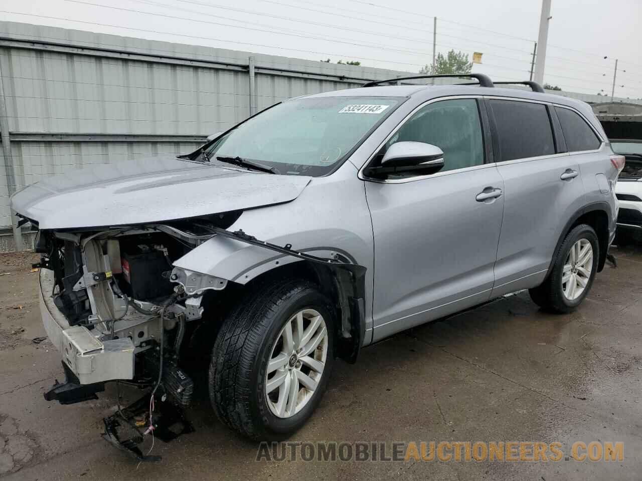 5TDBKRFH0GS352717 TOYOTA HIGHLANDER 2016