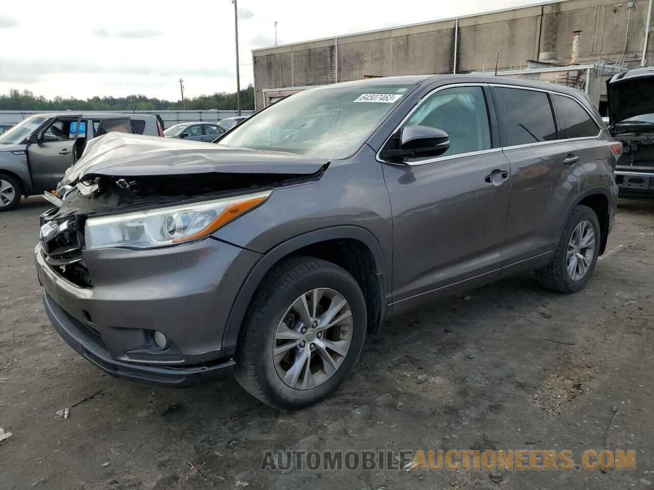 5TDBKRFH1FS094271 TOYOTA HIGHLANDER 2015