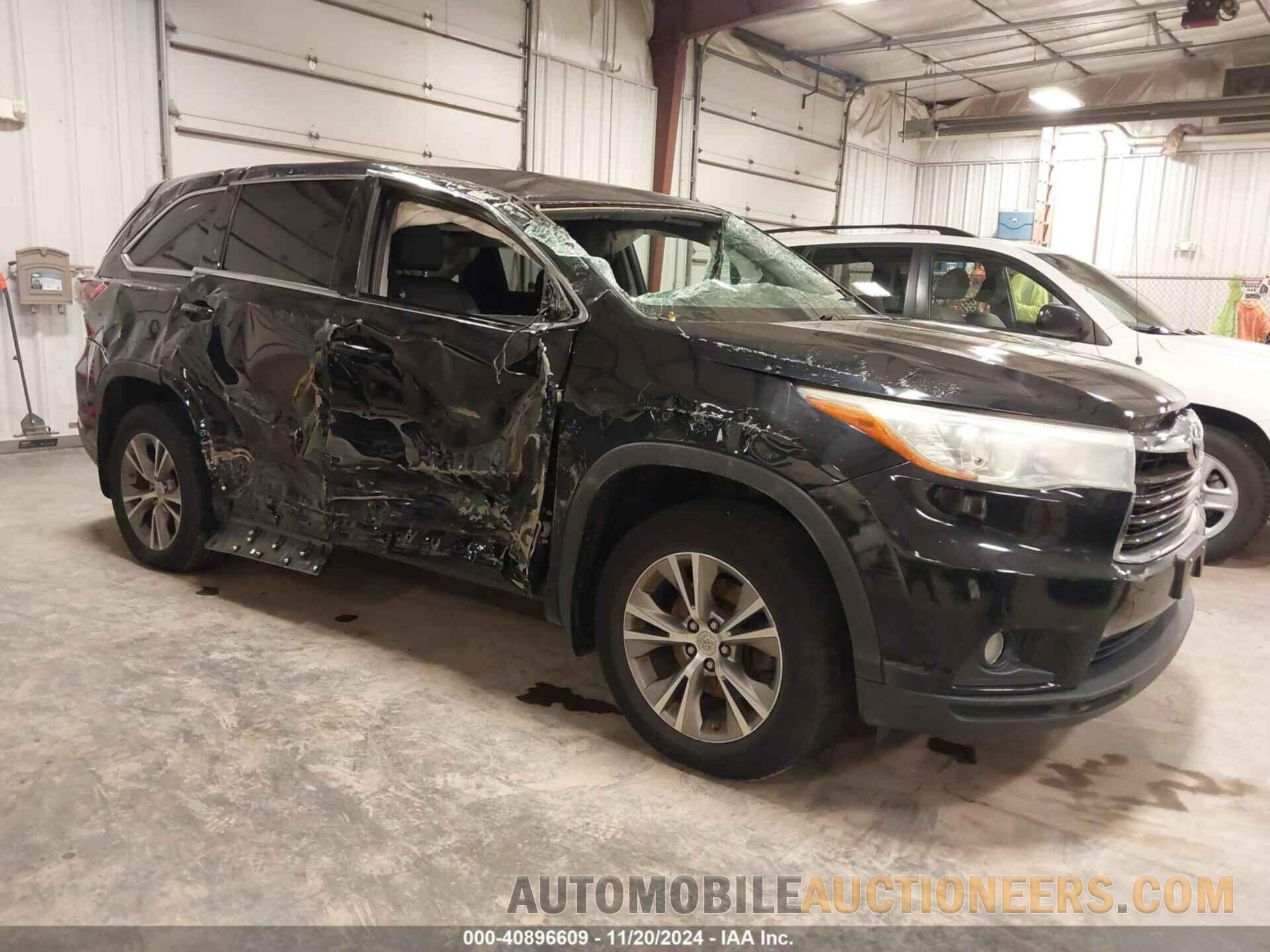 5TDBKRFH1FS103132 TOYOTA HIGHLANDER 2015