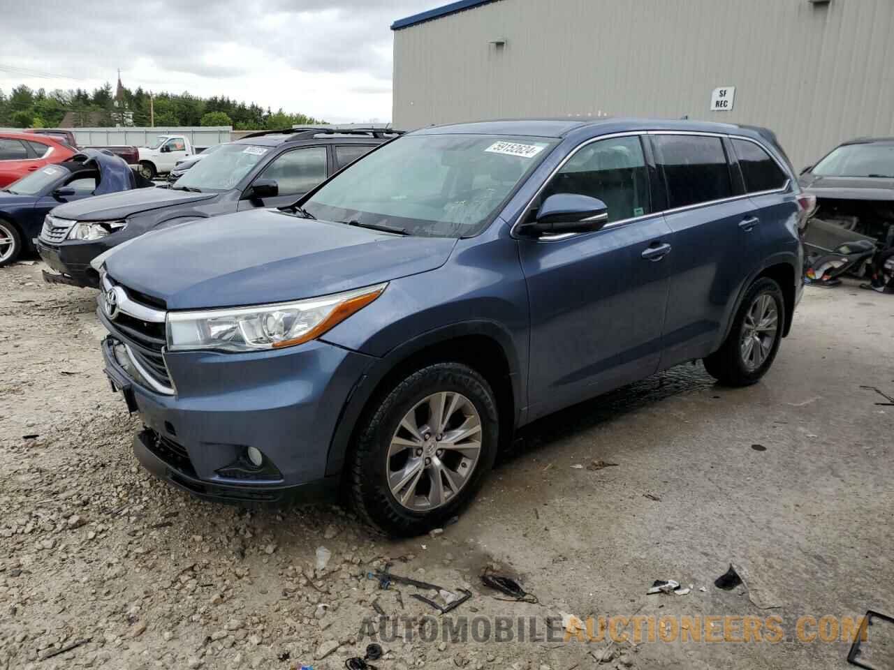 5TDBKRFH1FS123512 TOYOTA HIGHLANDER 2015