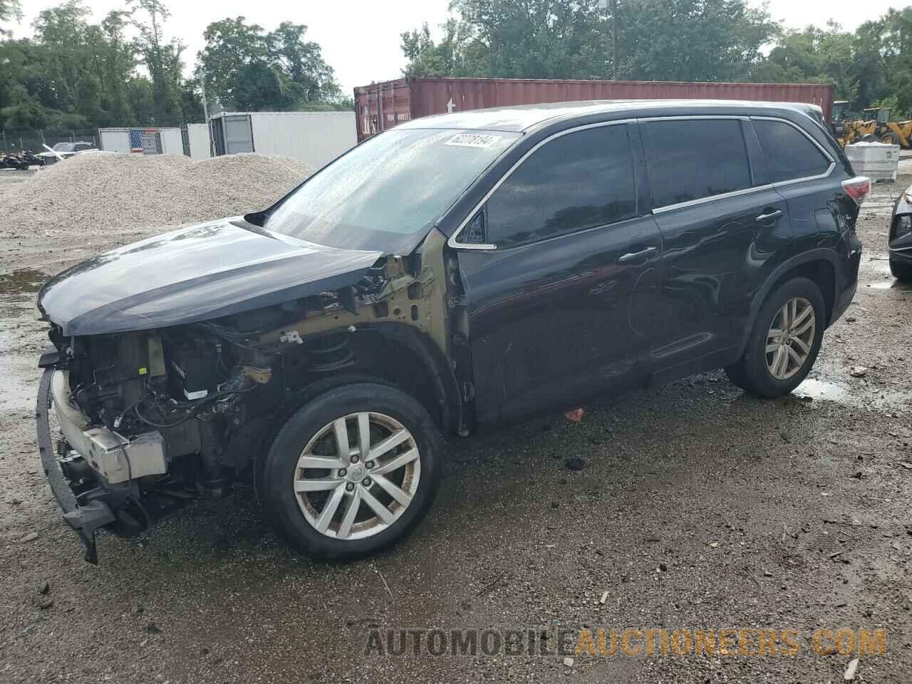 5TDBKRFH1FS147762 TOYOTA HIGHLANDER 2015