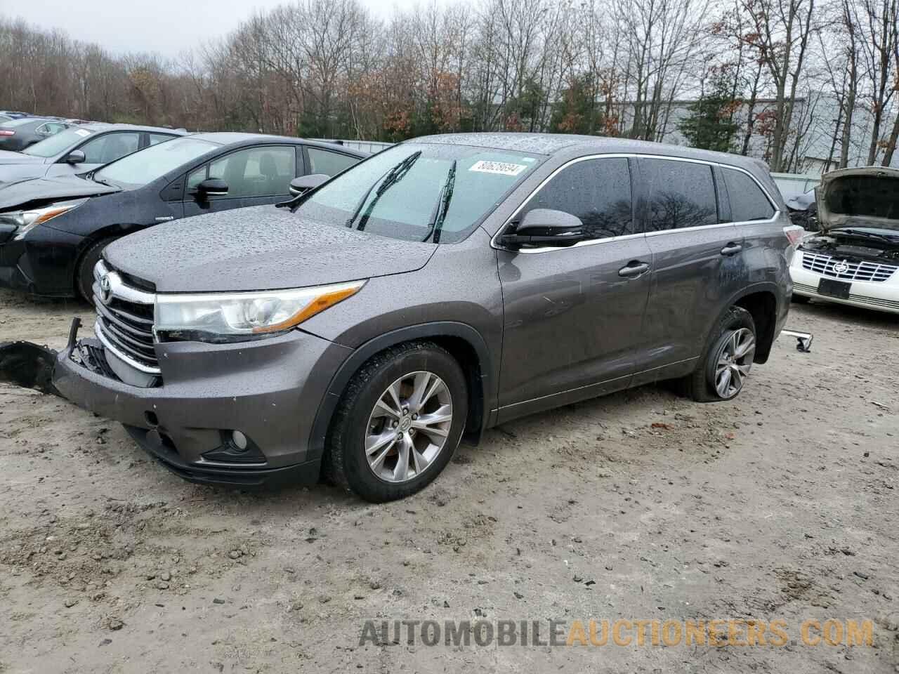 5TDBKRFH1FS157773 TOYOTA HIGHLANDER 2015