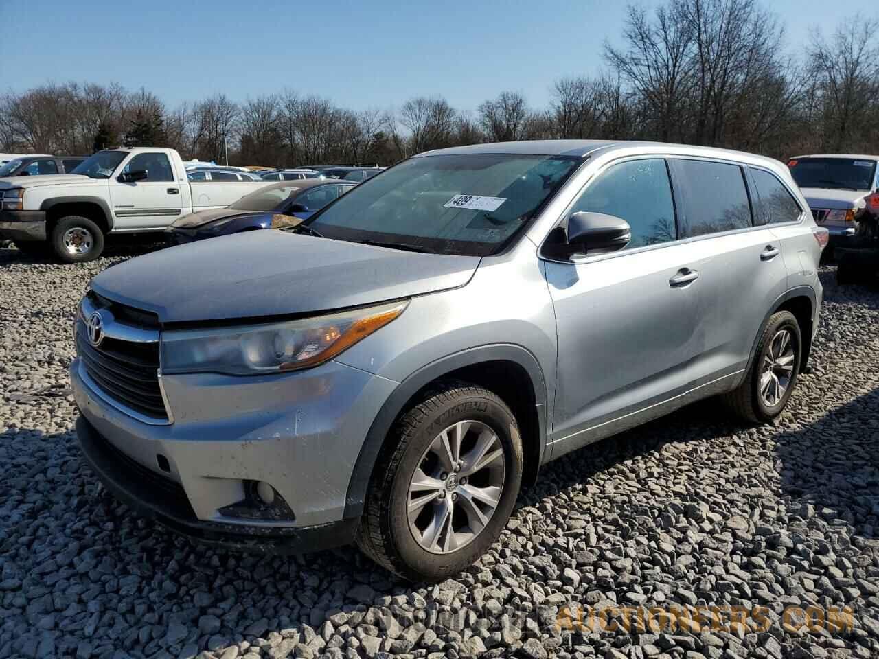 5TDBKRFH1FS162391 TOYOTA HIGHLANDER 2015