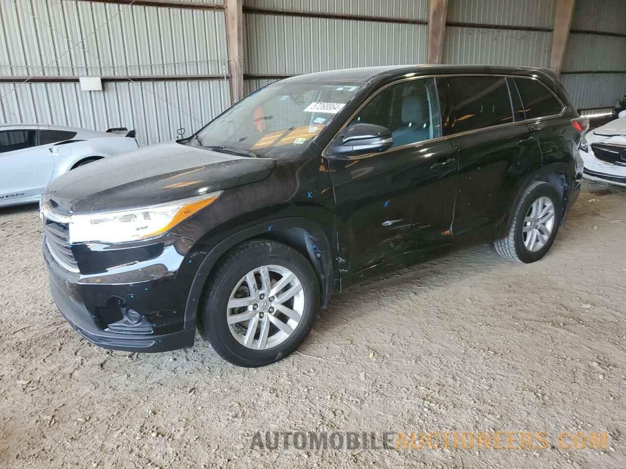 5TDBKRFH1FS180681 TOYOTA HIGHLANDER 2015