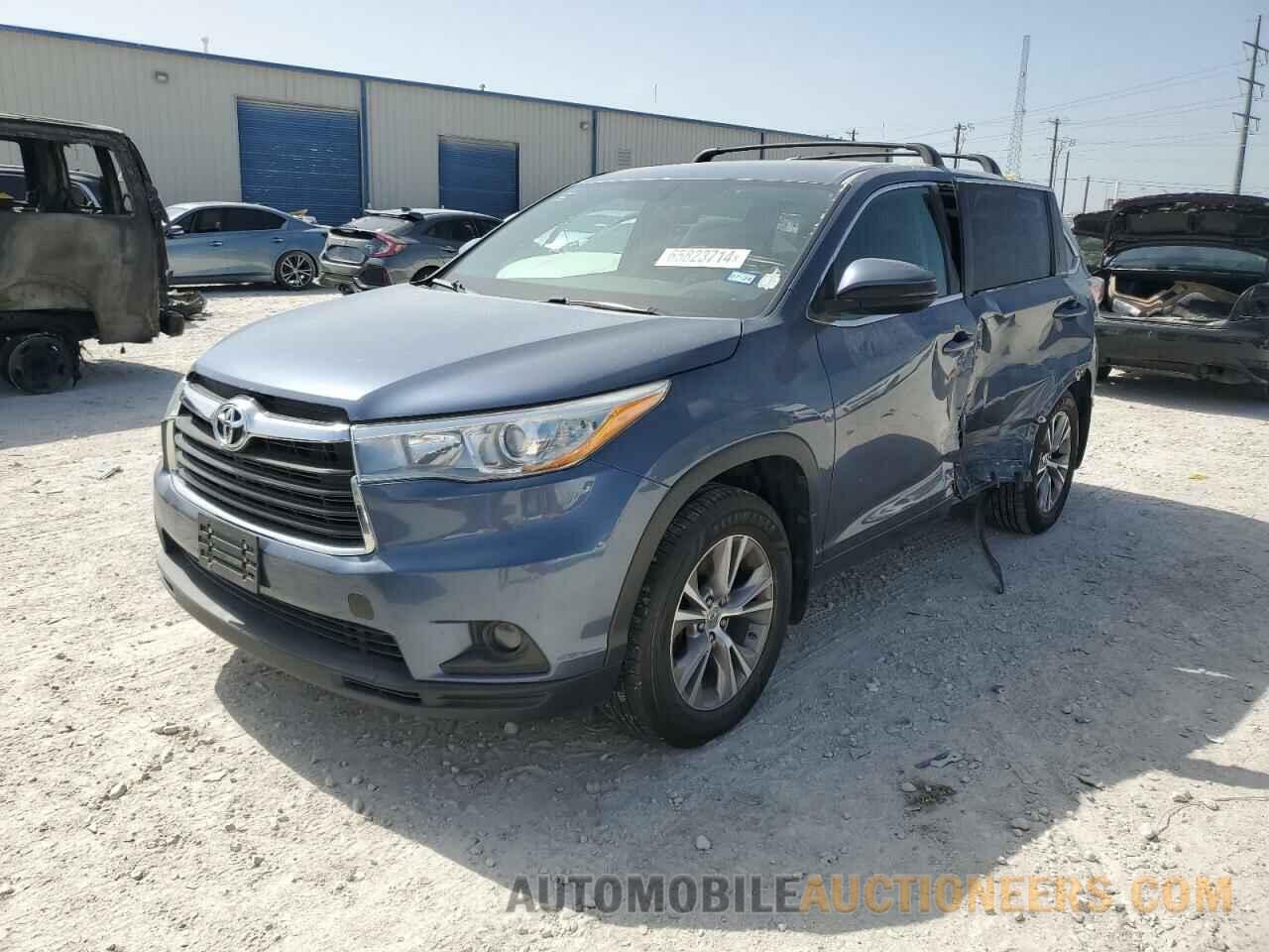 5TDBKRFH1FS195195 TOYOTA HIGHLANDER 2015