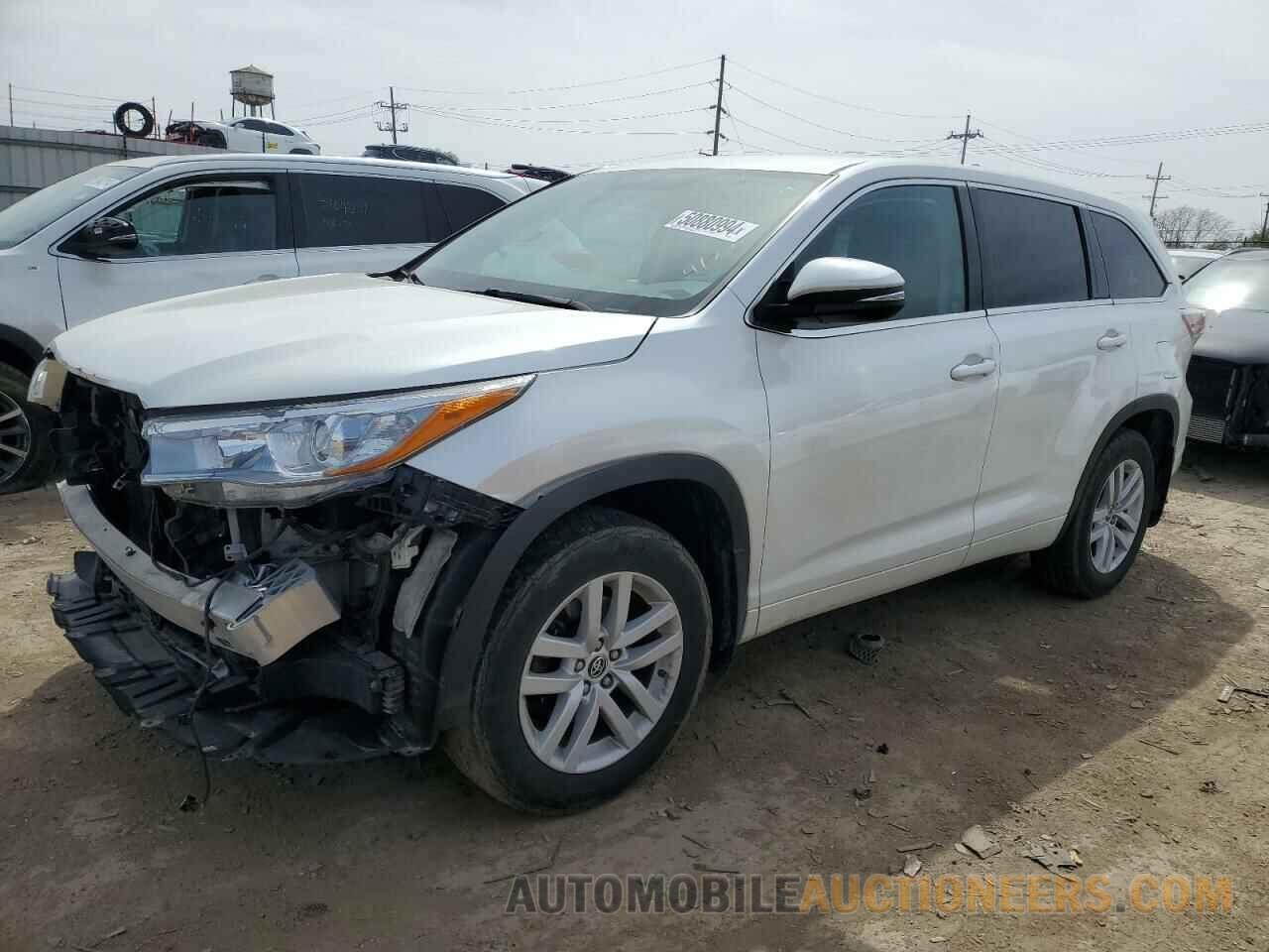 5TDBKRFH1GS264128 TOYOTA HIGHLANDER 2016