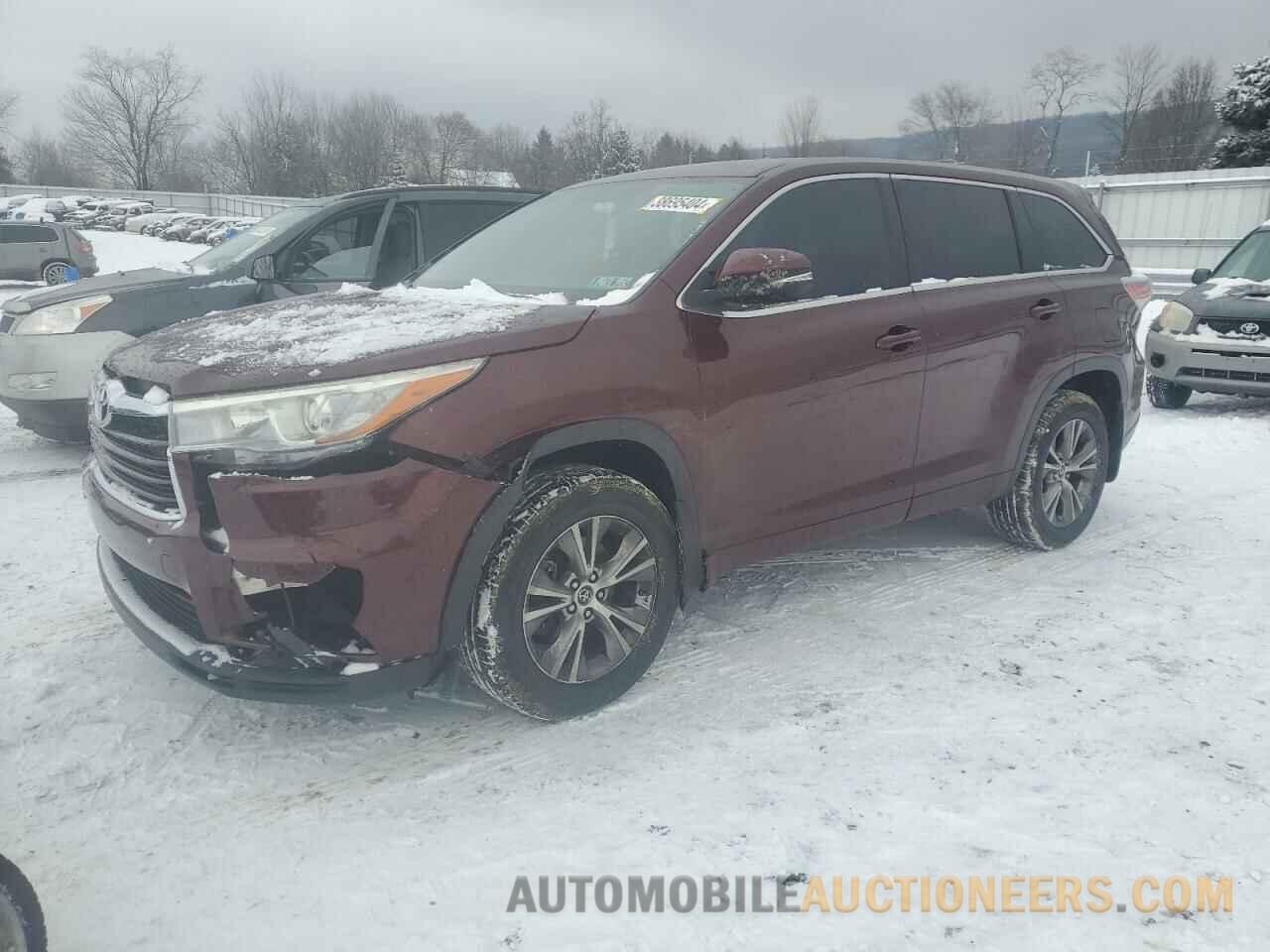 5TDBKRFH1GS307950 TOYOTA HIGHLANDER 2016