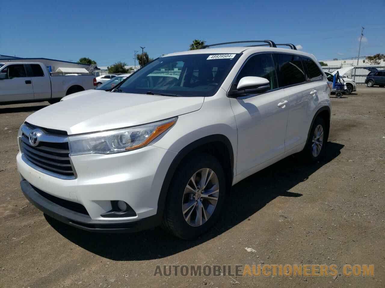 5TDBKRFH2FS087233 TOYOTA HIGHLANDER 2015