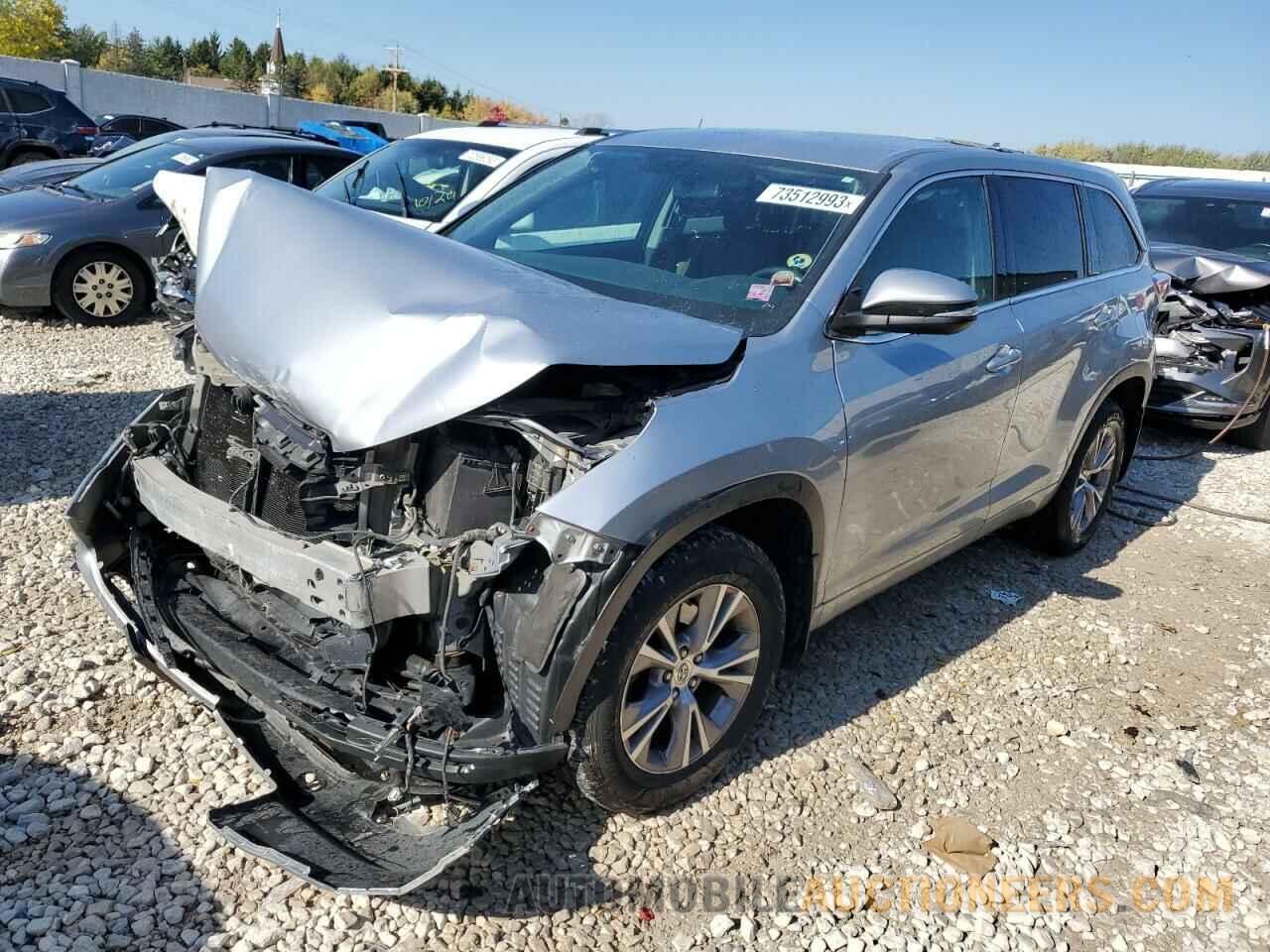 5TDBKRFH2FS090052 TOYOTA HIGHLANDER 2015