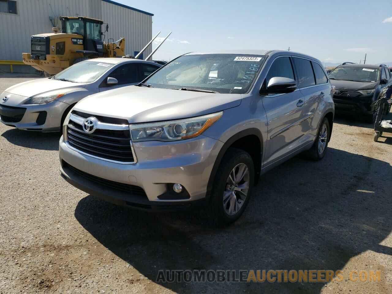 5TDBKRFH2FS111188 TOYOTA HIGHLANDER 2015