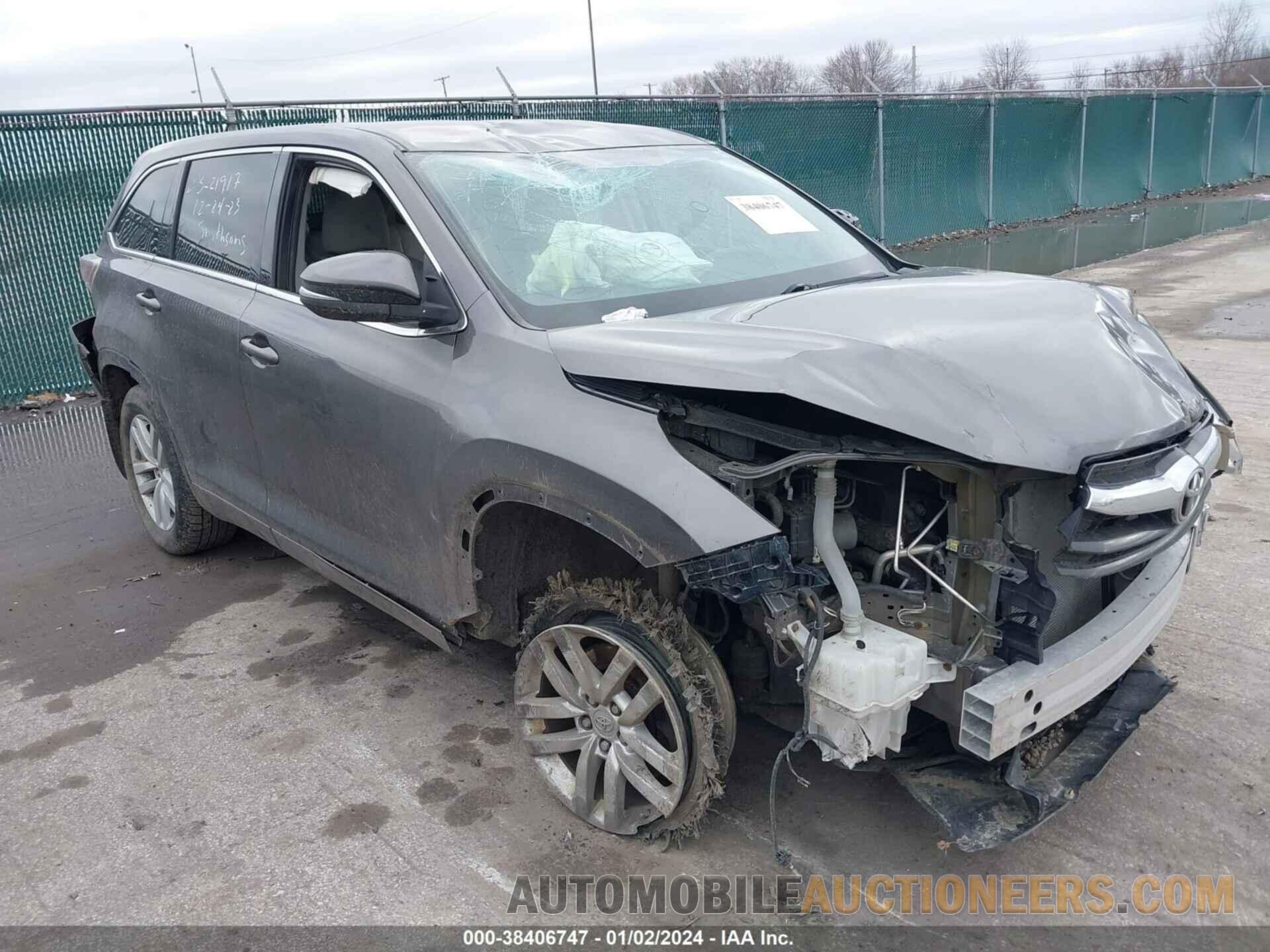 5TDBKRFH2FS158978 TOYOTA HIGHLANDER 2015