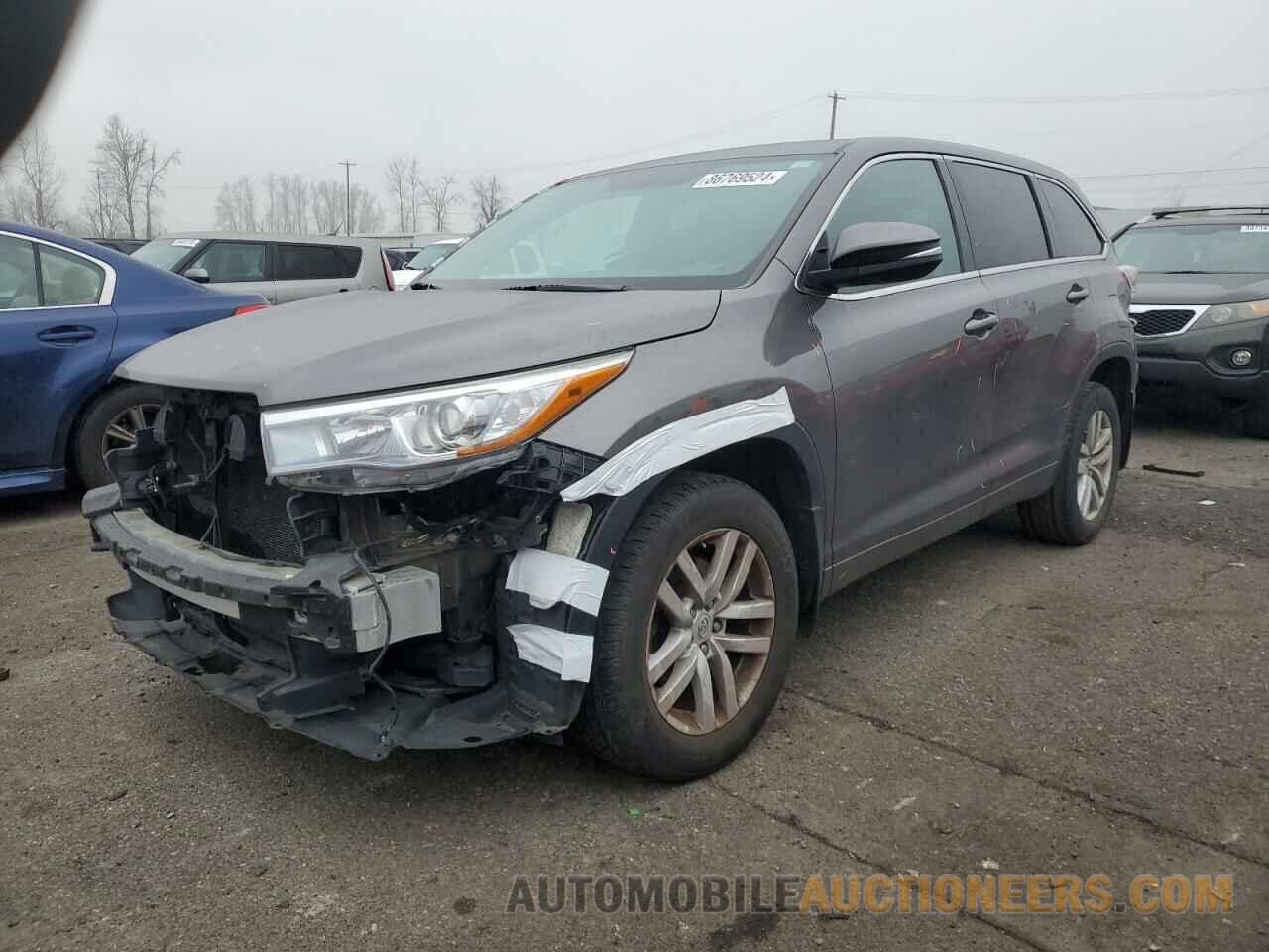 5TDBKRFH2FS168989 TOYOTA HIGHLANDER 2015