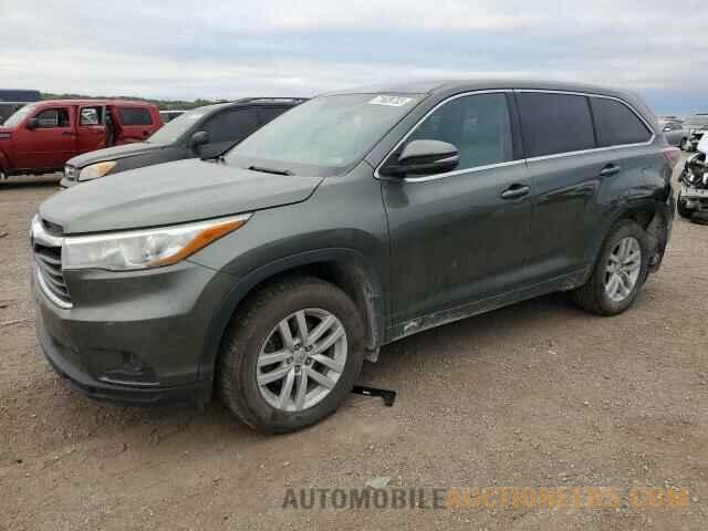 5TDBKRFH2FS170791 TOYOTA HIGHLANDER 2015