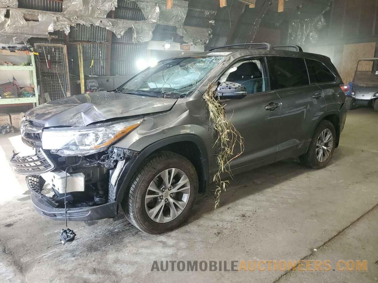 5TDBKRFH2FS177739 TOYOTA HIGHLANDER 2015