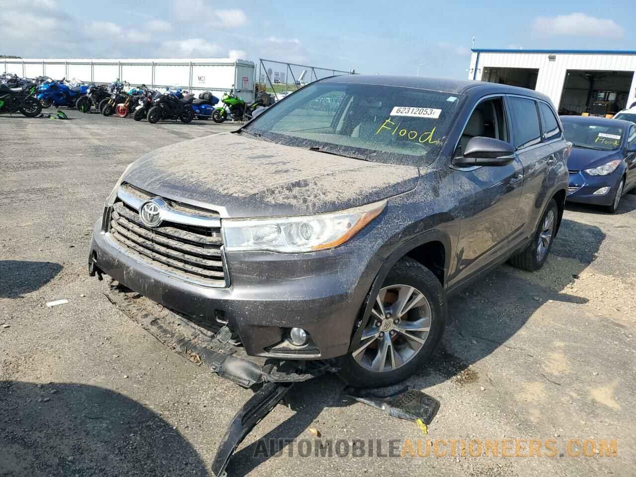 5TDBKRFH2FS187820 TOYOTA HIGHLANDER 2015