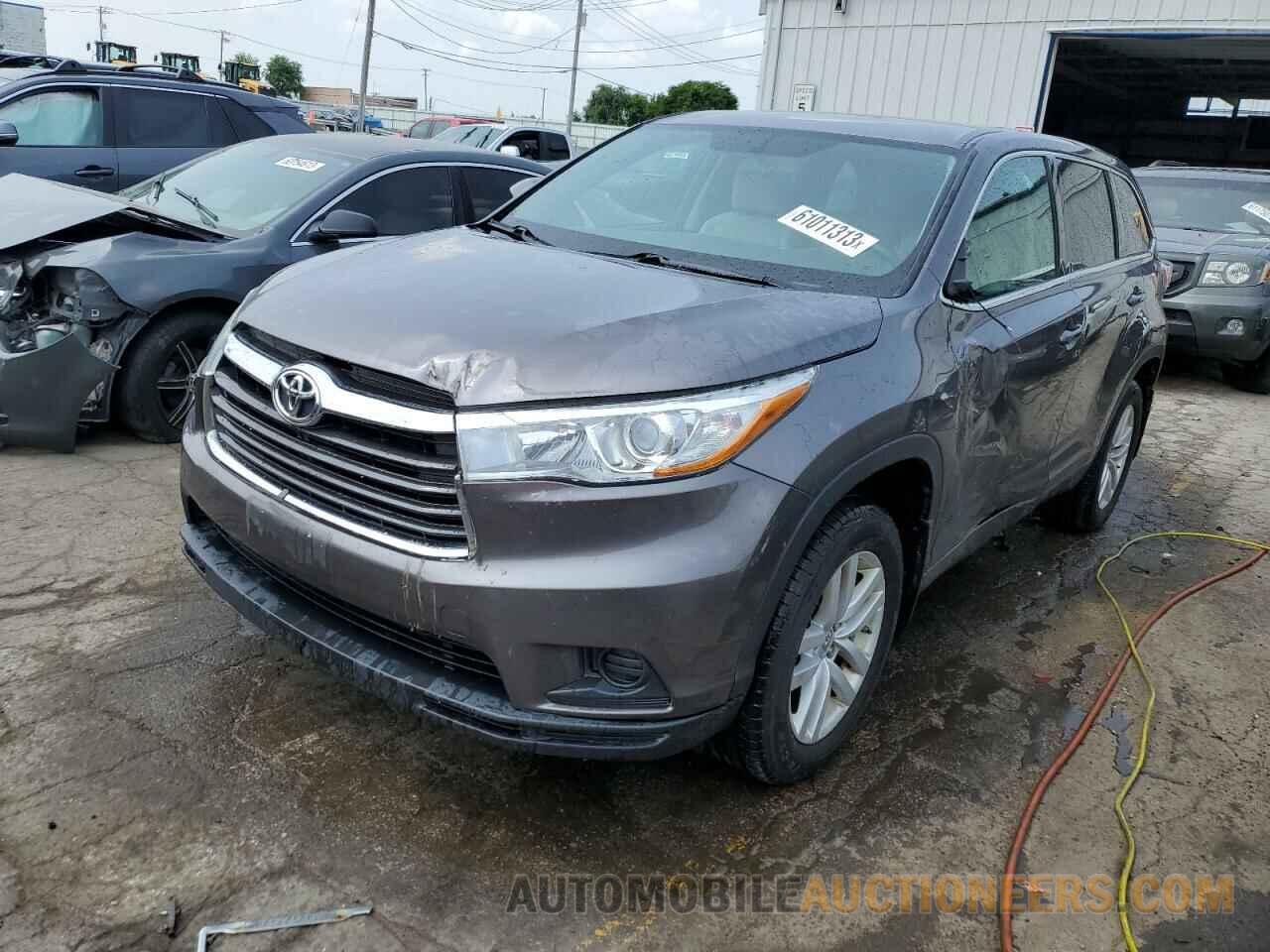 5TDBKRFH2FS204695 TOYOTA HIGHLANDER 2015