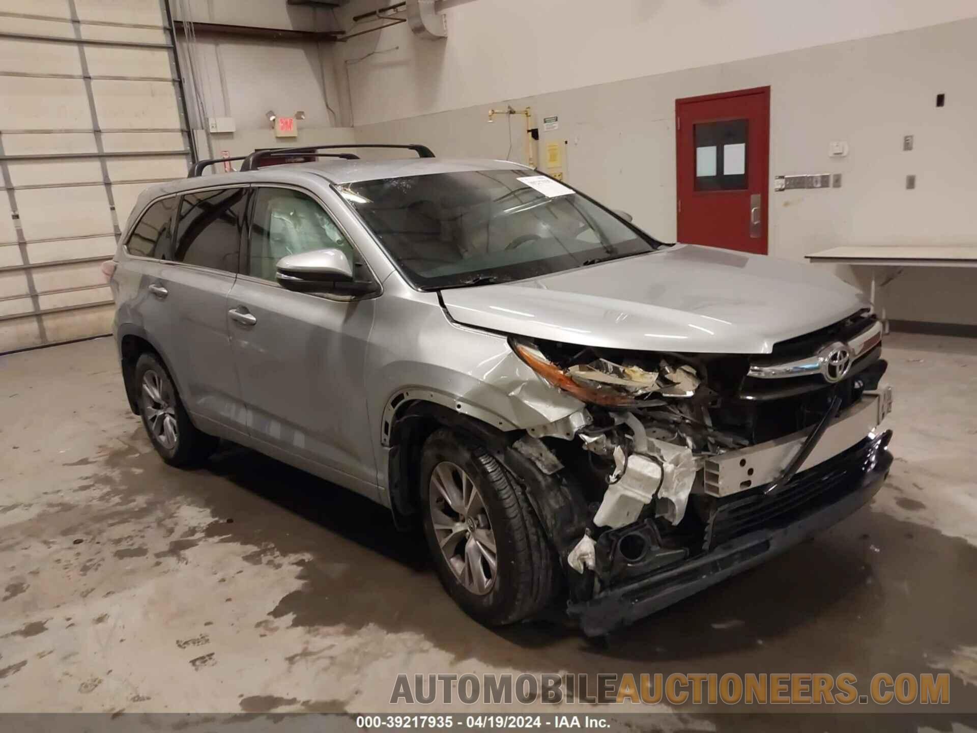 5TDBKRFH2GS227508 TOYOTA HIGHLANDER 2016