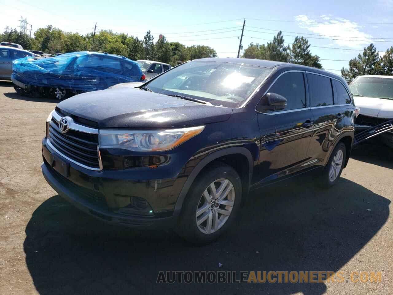 5TDBKRFH2GS289443 TOYOTA HIGHLANDER 2016