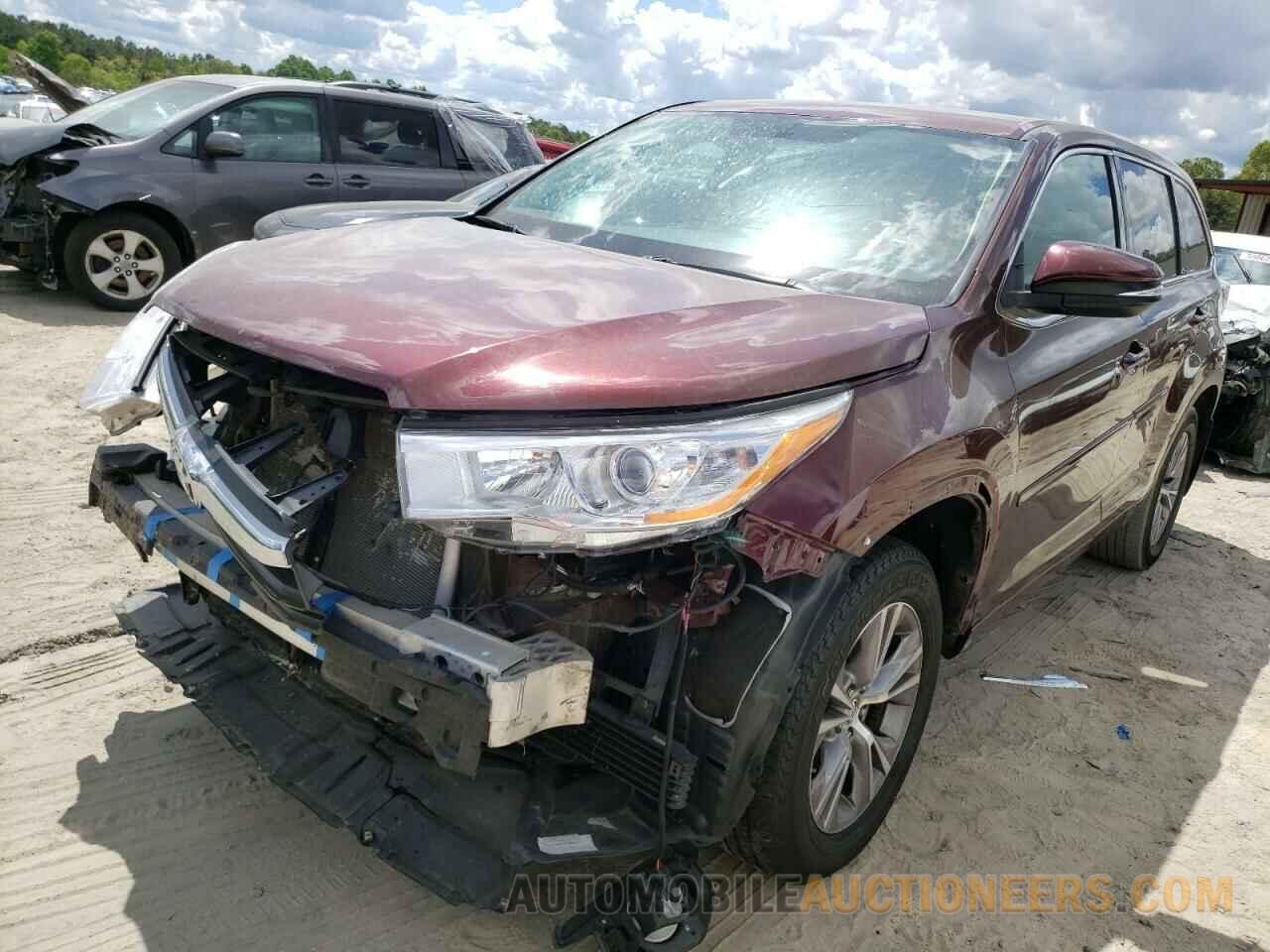 5TDBKRFH2GS310694 TOYOTA HIGHLANDER 2016