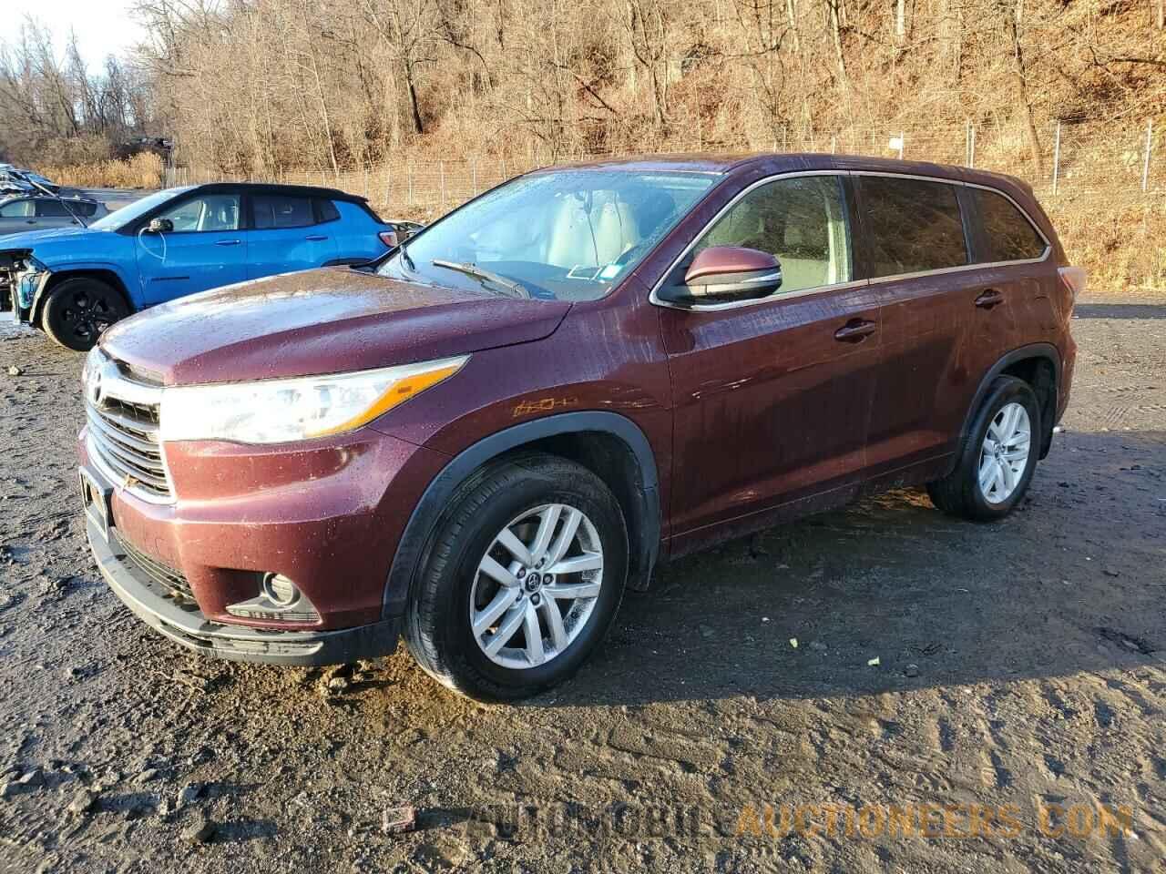 5TDBKRFH2GS315443 TOYOTA HIGHLANDER 2016