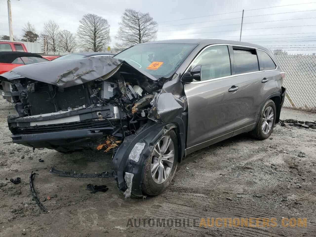 5TDBKRFH3FS078640 TOYOTA HIGHLANDER 2015