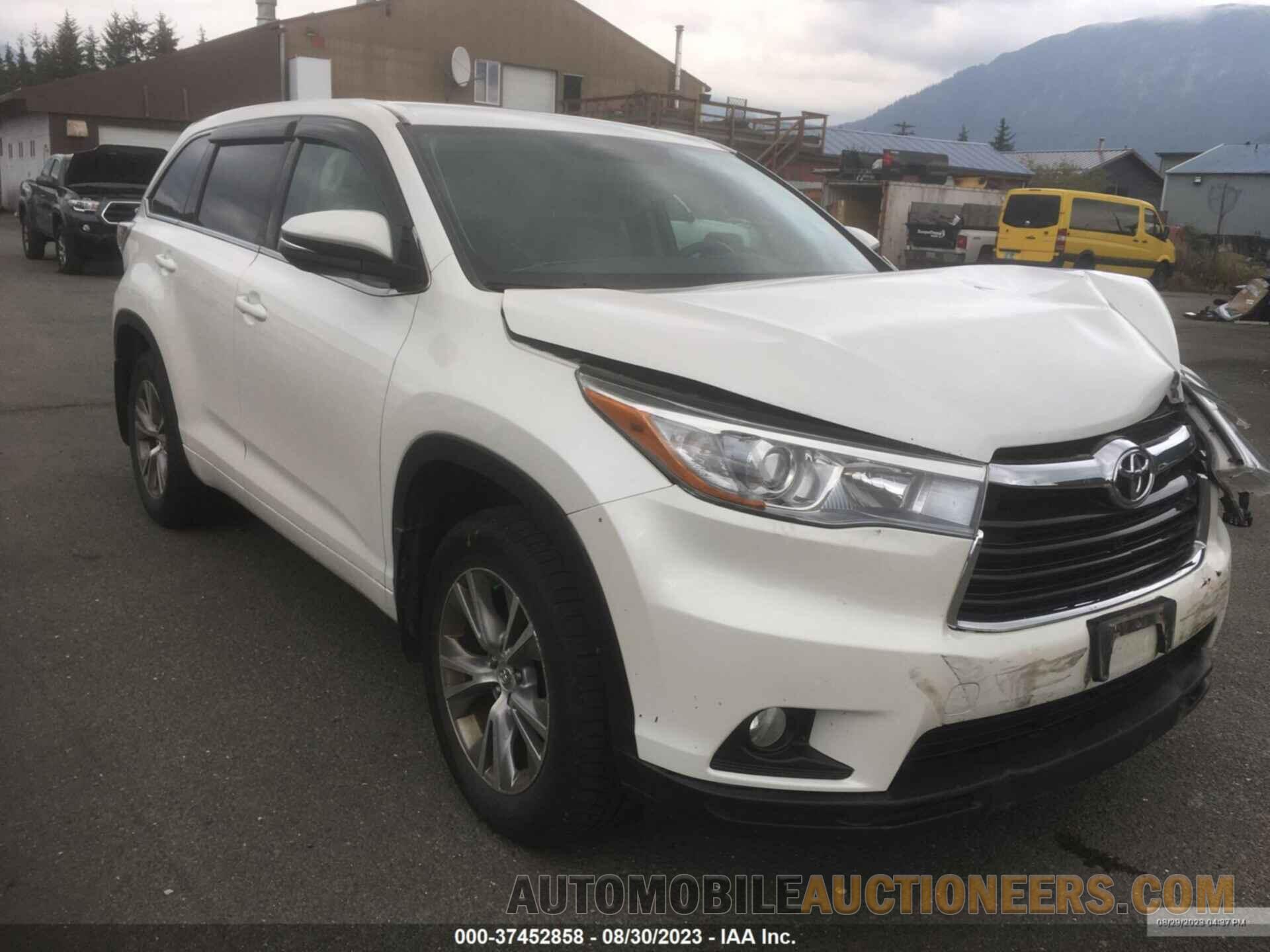 5TDBKRFH3FS098483 TOYOTA HIGHLANDER 2015