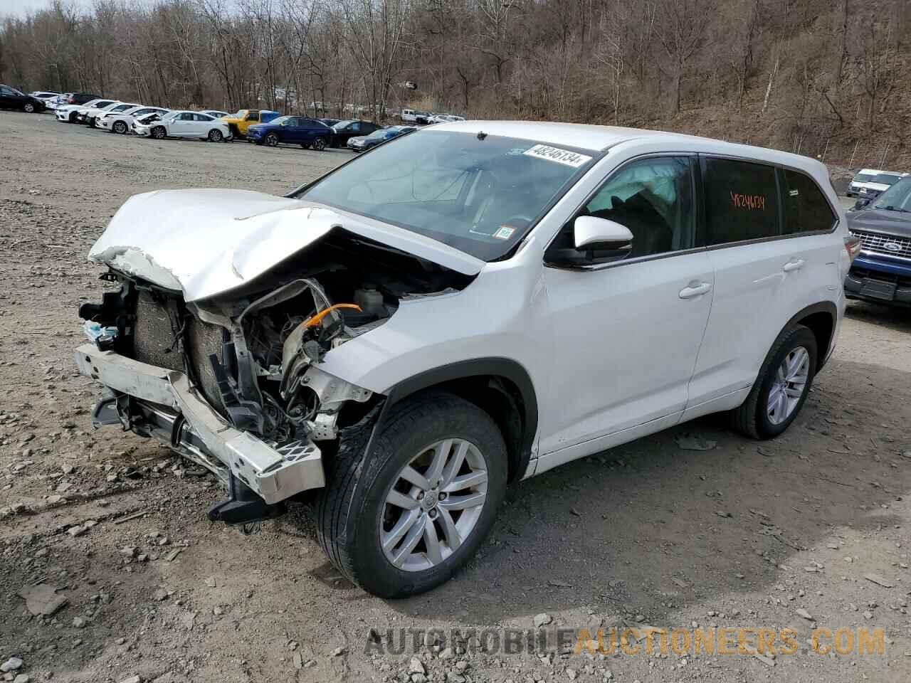 5TDBKRFH3FS153840 TOYOTA HIGHLANDER 2015