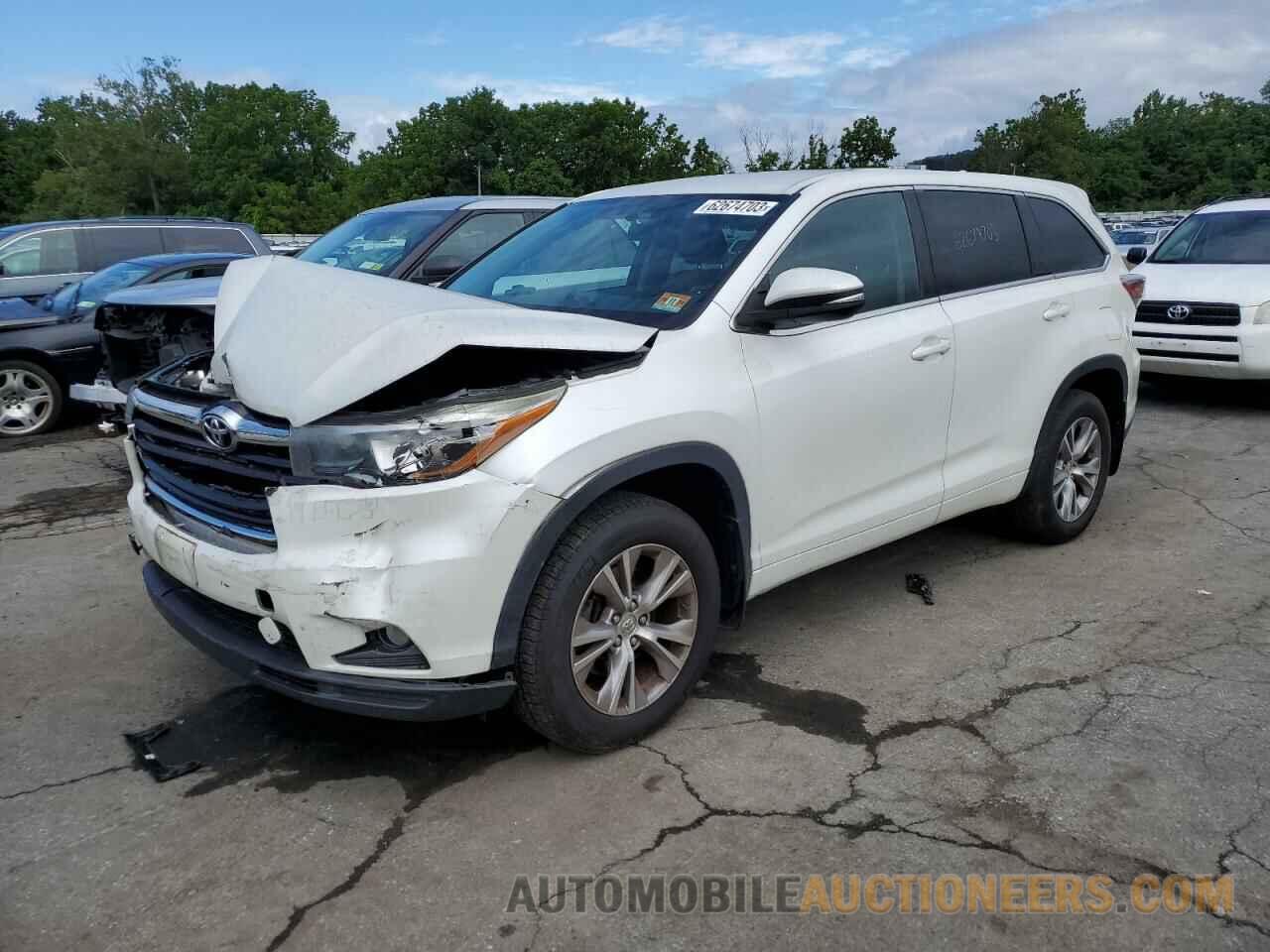 5TDBKRFH3FS158004 TOYOTA HIGHLANDER 2015