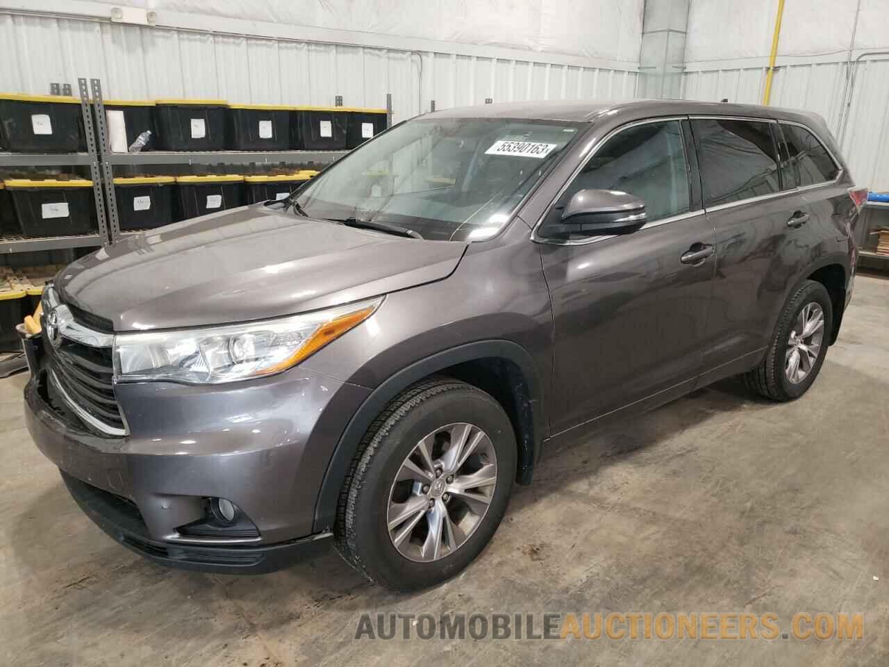 5TDBKRFH3FS177684 TOYOTA HIGHLANDER 2015