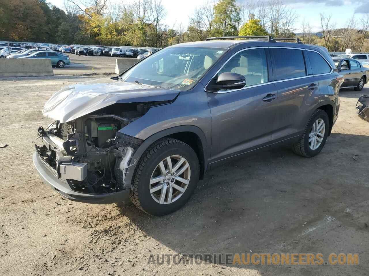 5TDBKRFH3FS189382 TOYOTA HIGHLANDER 2015