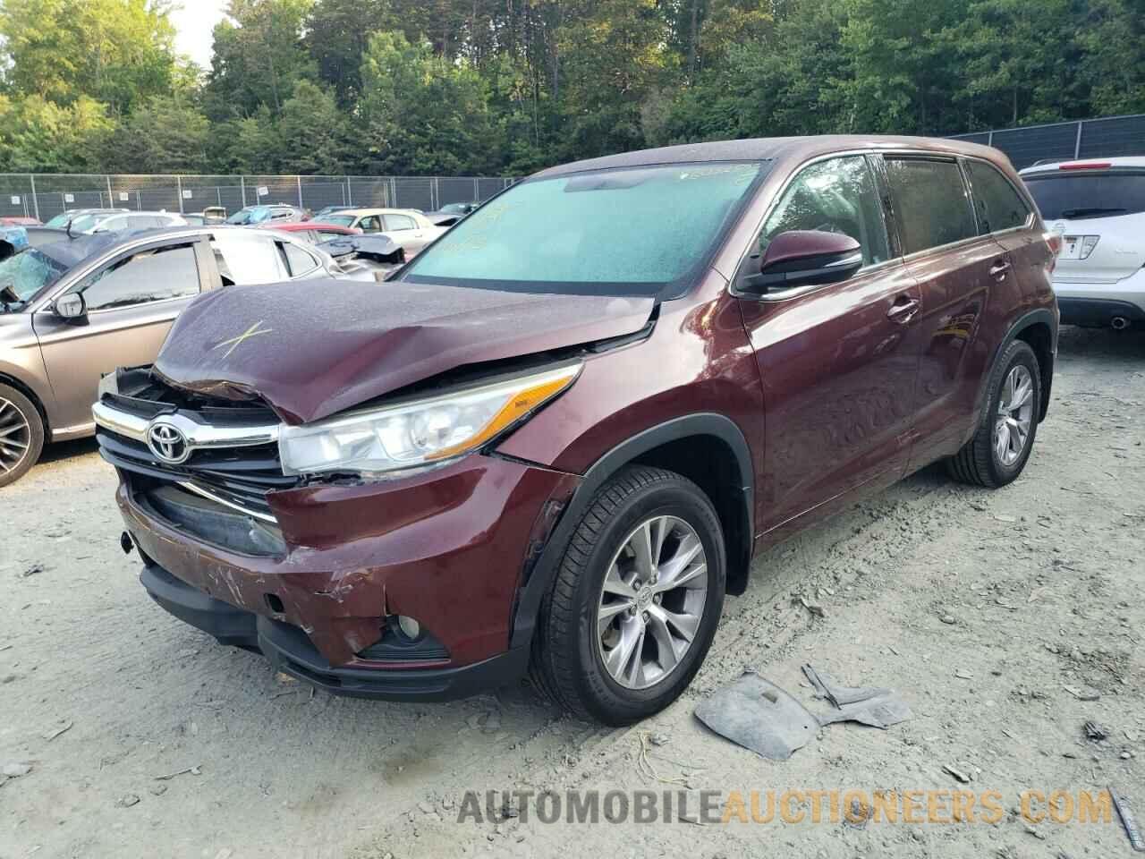 5TDBKRFH3FS194694 TOYOTA HIGHLANDER 2015