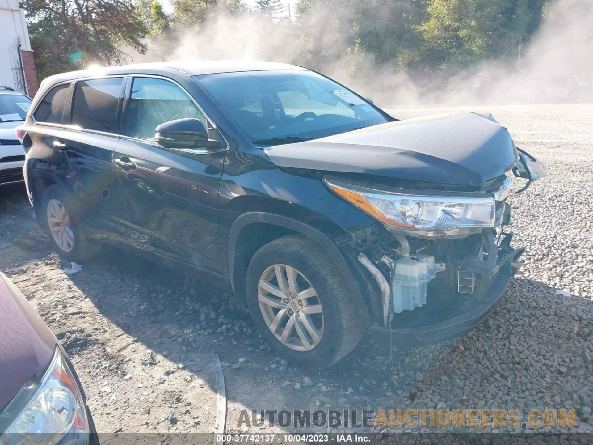 5TDBKRFH3FS197286 TOYOTA HIGHLANDER 2015