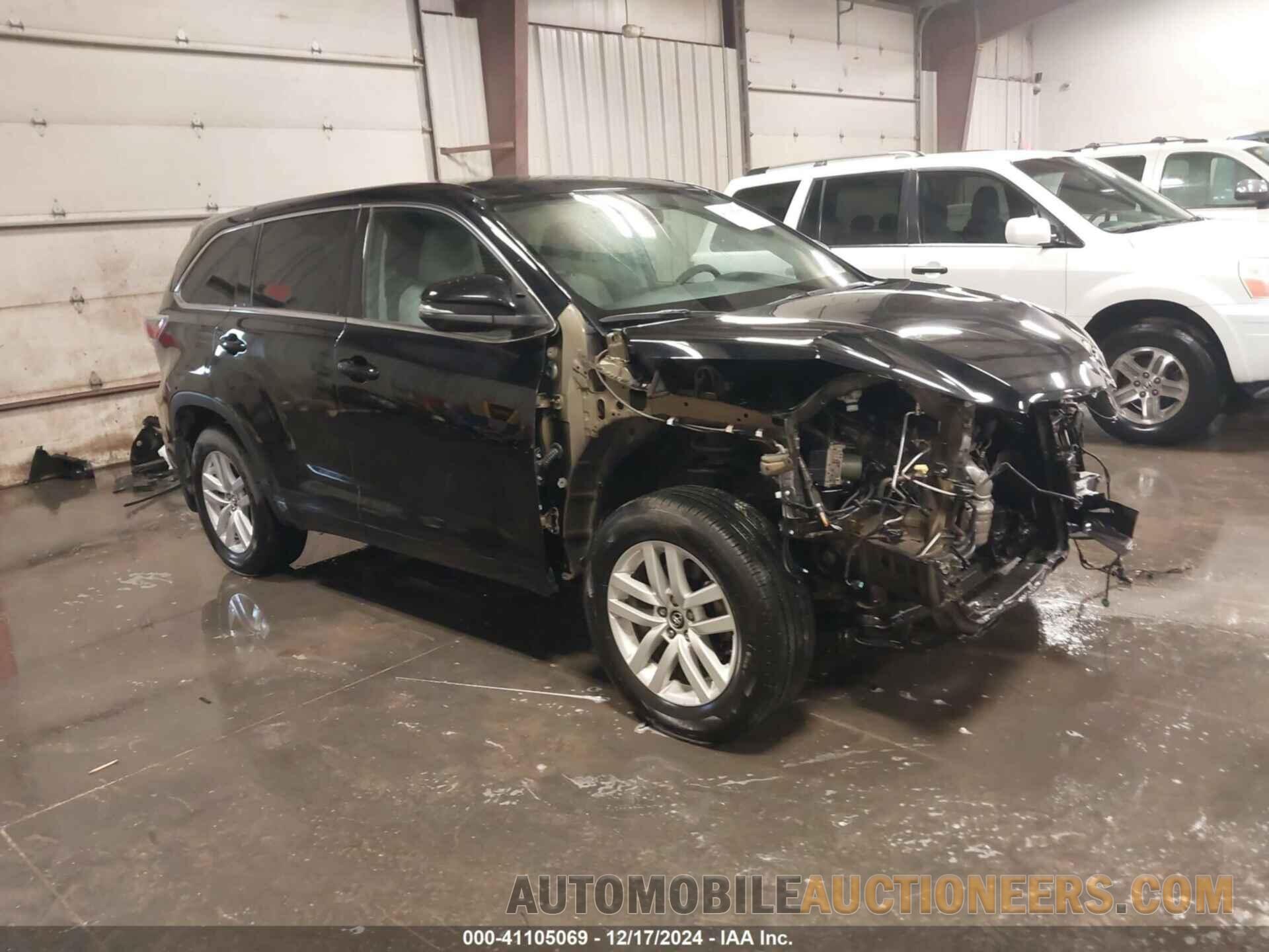 5TDBKRFH3GS260386 TOYOTA HIGHLANDER 2016