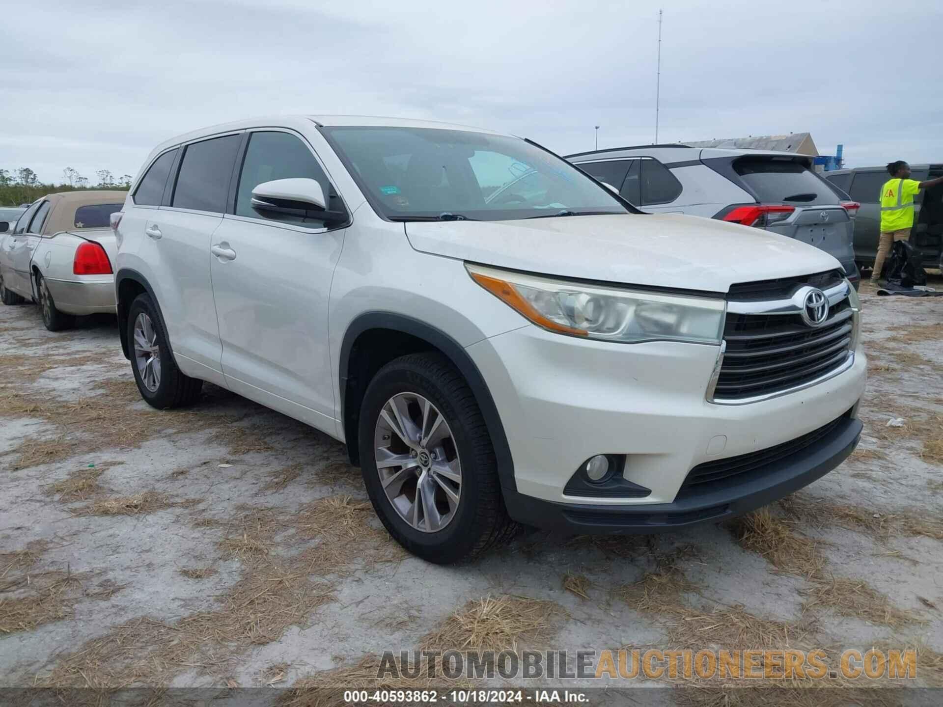 5TDBKRFH3GS265698 TOYOTA HIGHLANDER 2016