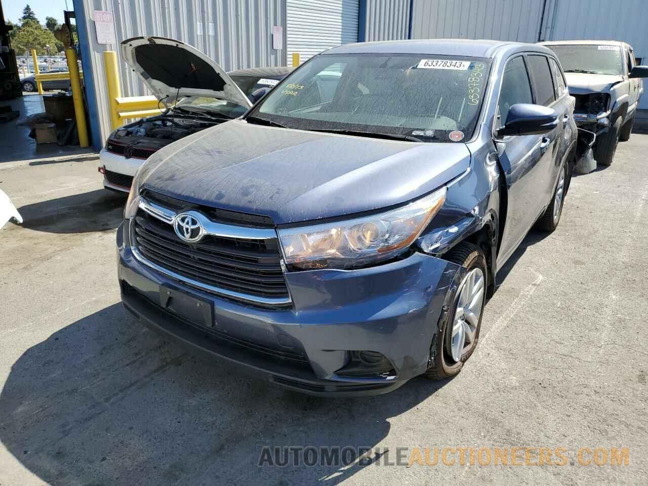 5TDBKRFH3GS278998 TOYOTA HIGHLANDER 2016