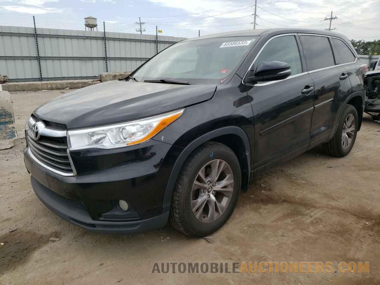 5TDBKRFH3GS309750 TOYOTA HIGHLANDER 2016