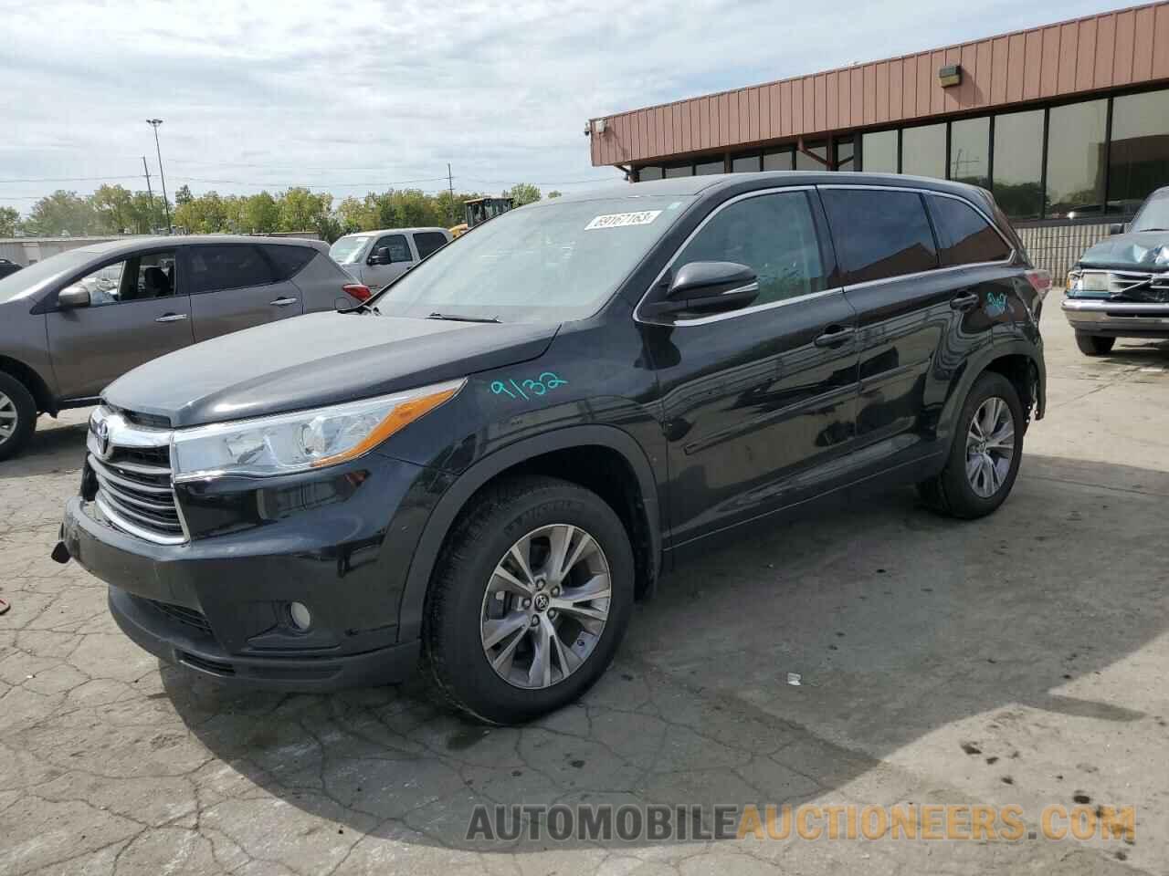 5TDBKRFH3GS334471 TOYOTA HIGHLANDER 2016