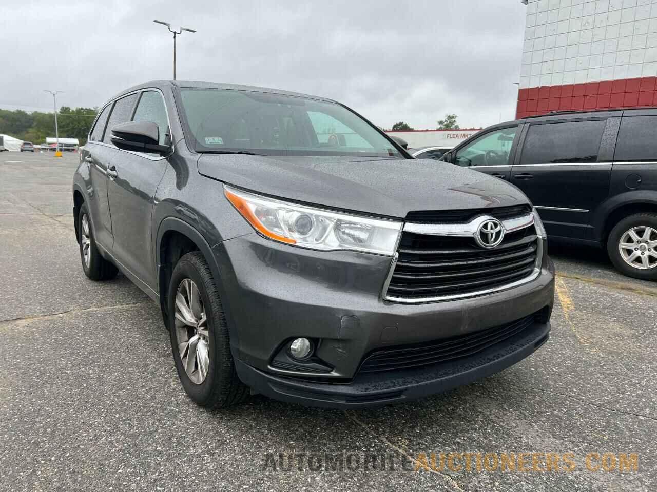 5TDBKRFH3GS356177 TOYOTA HIGHLANDER 2016