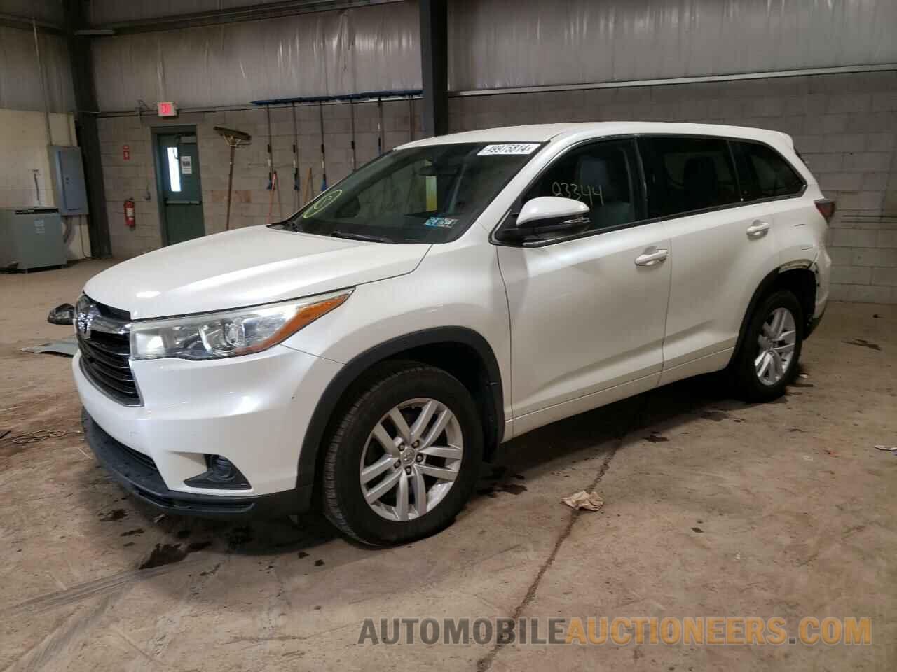 5TDBKRFH4FS075553 TOYOTA HIGHLANDER 2015