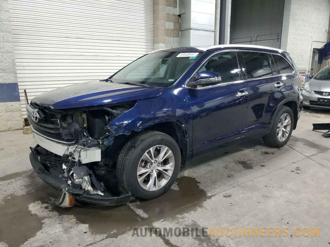 5TDBKRFH4FS102685 TOYOTA HIGHLANDER 2015