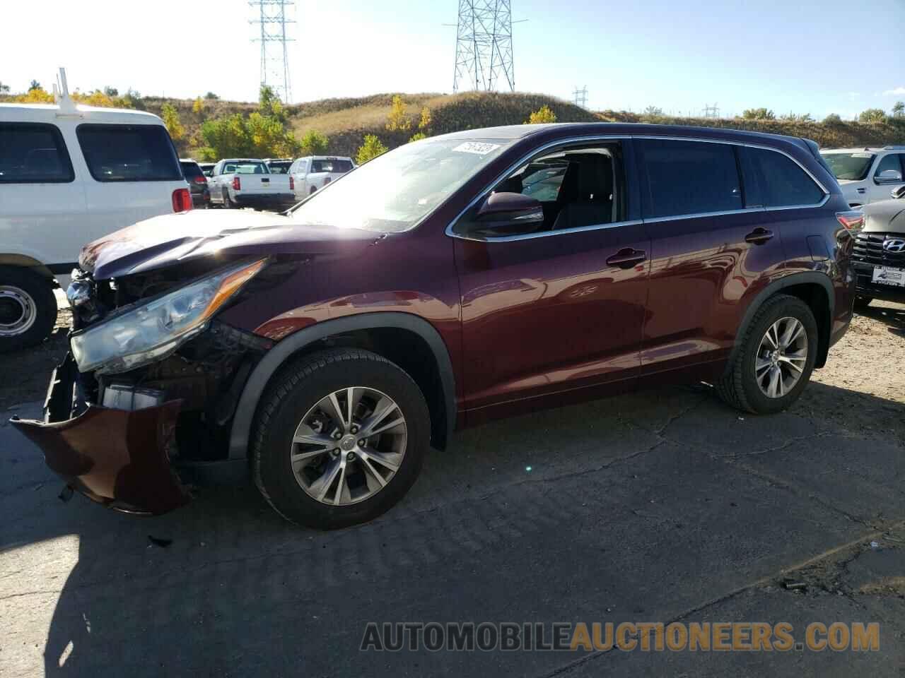 5TDBKRFH4FS103108 TOYOTA HIGHLANDER 2015