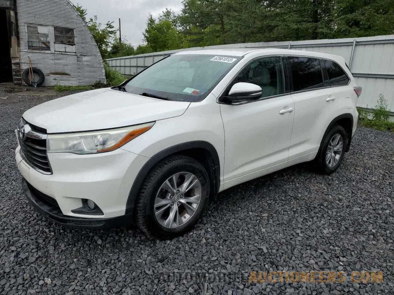 5TDBKRFH4FS139929 TOYOTA HIGHLANDER 2015