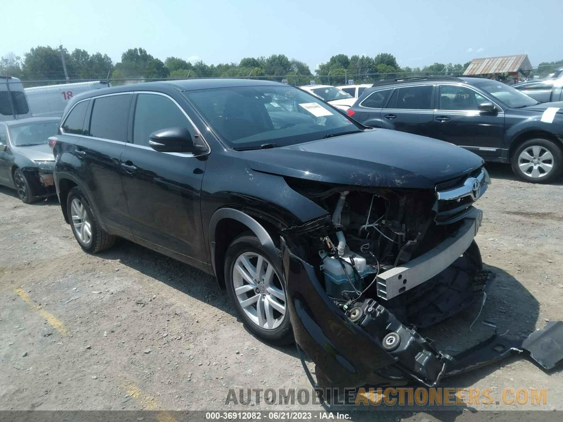 5TDBKRFH4FS149750 TOYOTA HIGHLANDER 2015